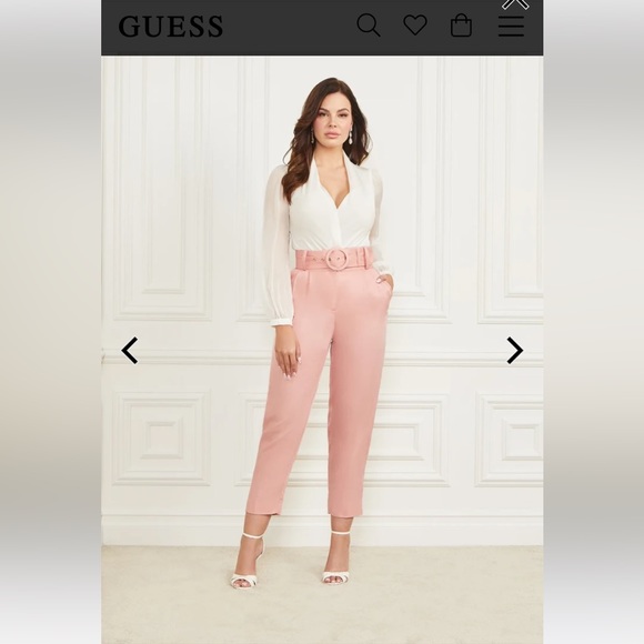 Marciano Dusty Rose Pants - Size L (8) - Picture 3 of 10